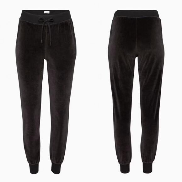 Sunday Best Kimora Pant Mid-rise Velour‎ Joggers Small Relaxed Lounge Fall - Picture 1 of 6